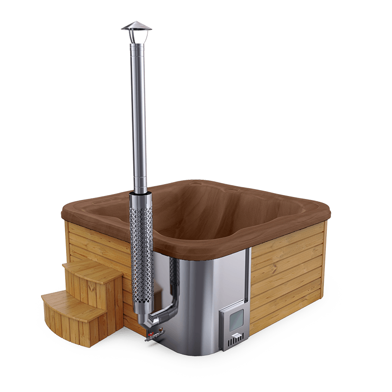 6 személyes jakuzzi integrált kazánnal