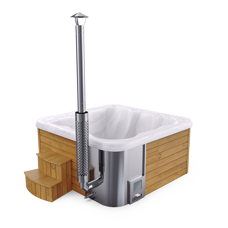 6 személyes jakuzzi integrált kazánnal