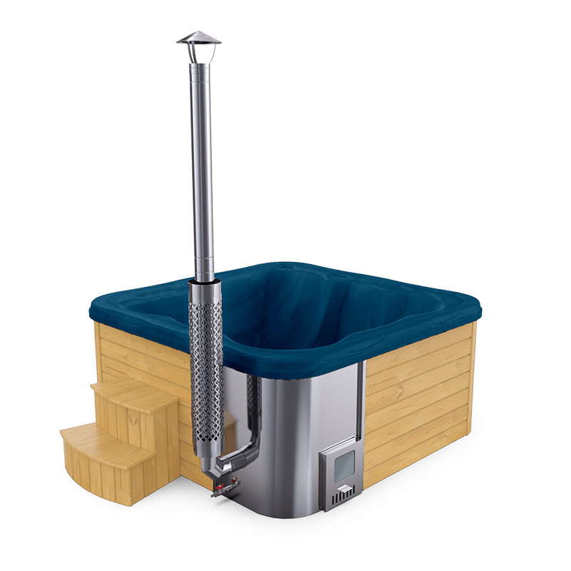 6 személyes jakuzzi integrált kazánnal