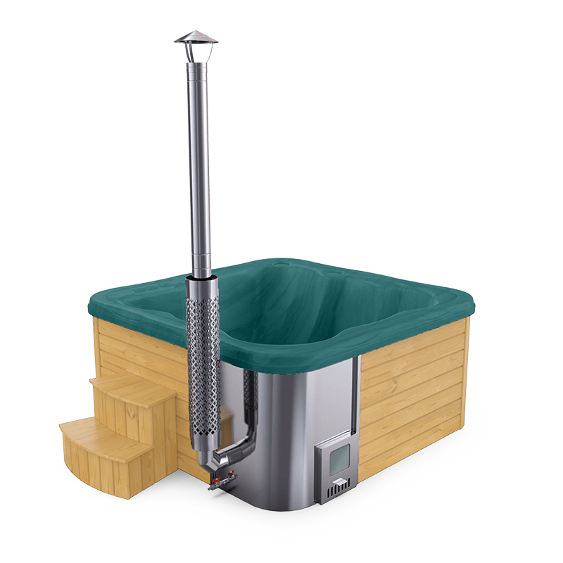 6 személyes jakuzzi integrált kazánnal