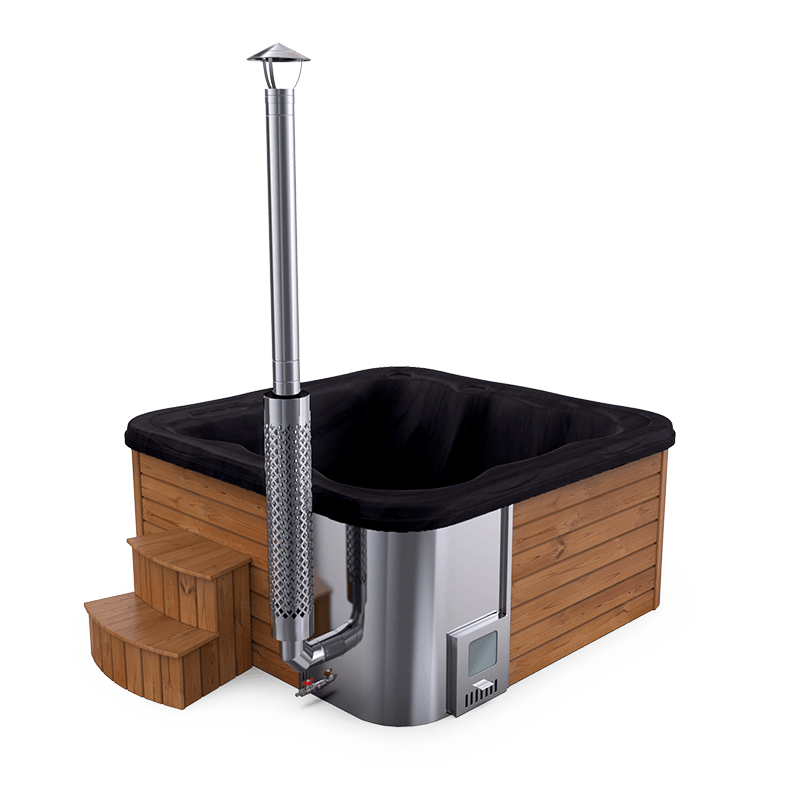 6 személyes jakuzzi integrált kazánnal