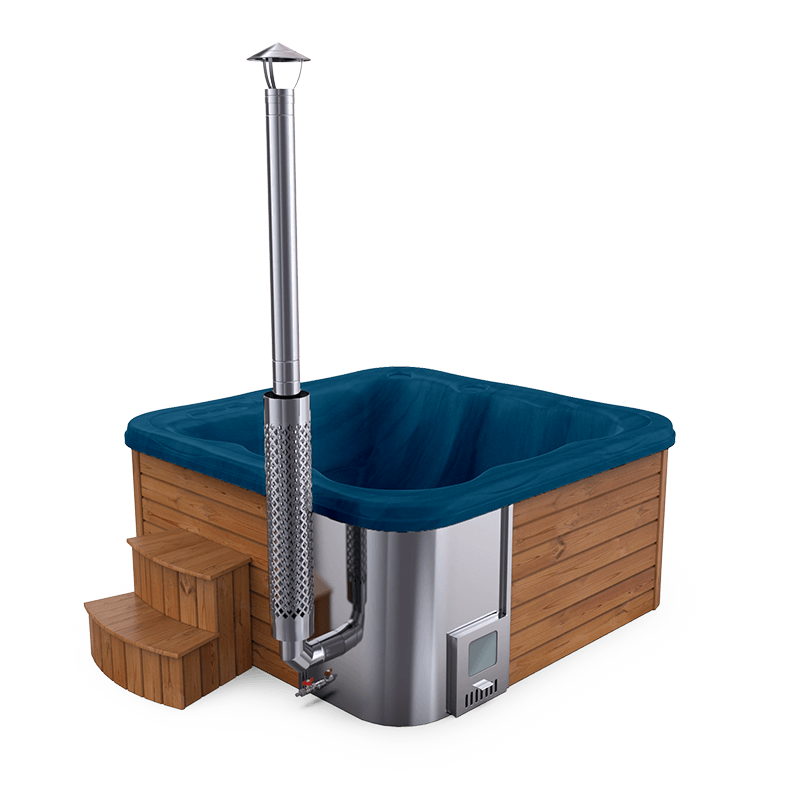 6 személyes jakuzzi integrált kazánnal