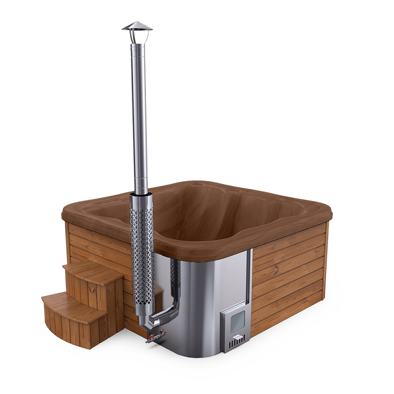 6 személyes jakuzzi integrált kazánnal