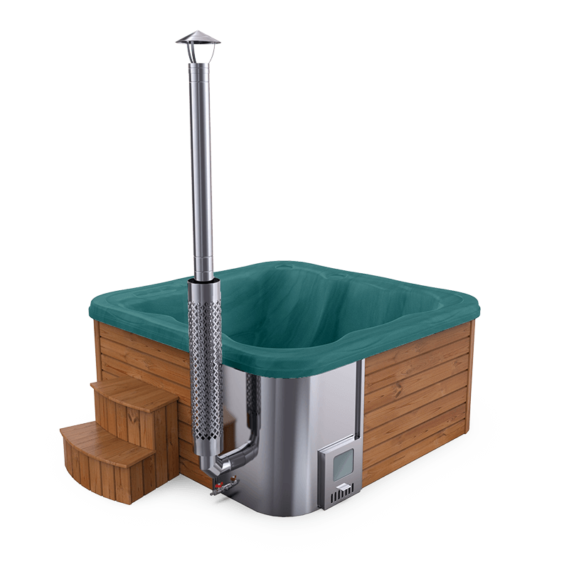 6 személyes jakuzzi integrált kazánnal