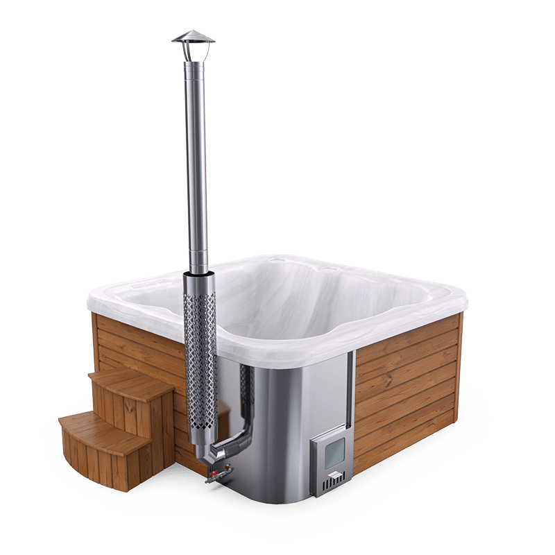 6 személyes jakuzzi integrált kazánnal