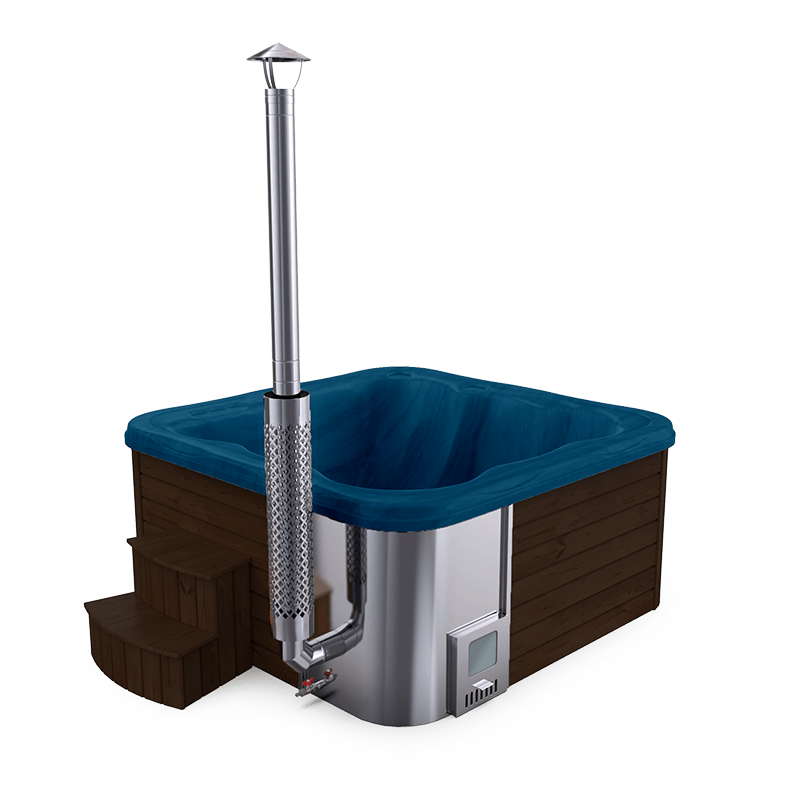 6 személyes jakuzzi integrált kazánnal