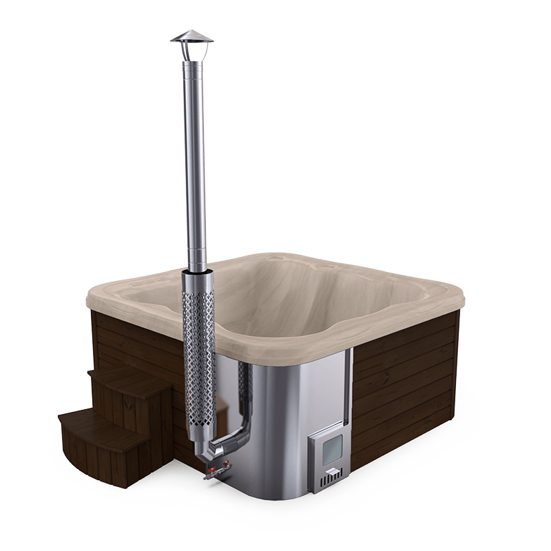 6 személyes jakuzzi integrált kazánnal