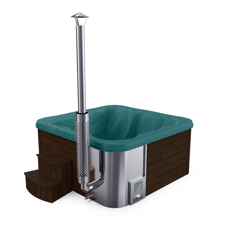 6 személyes jakuzzi integrált kazánnal