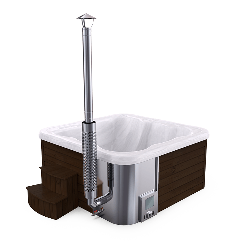 6 személyes jakuzzi integrált kazánnal