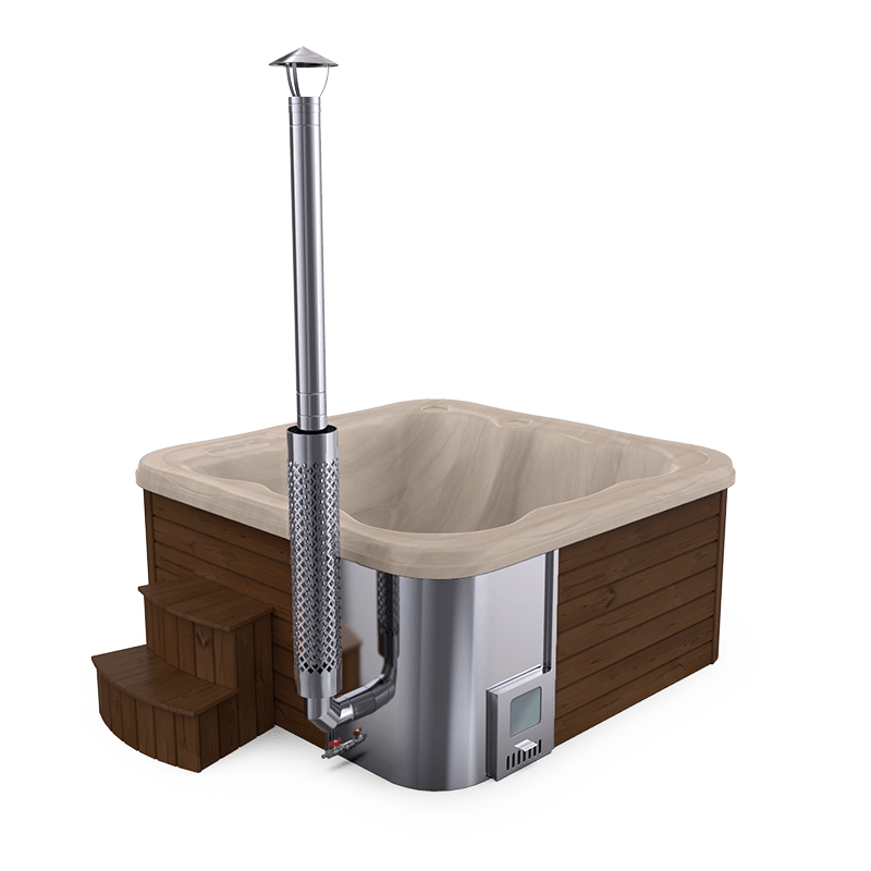 6 személyes jakuzzi integrált kazánnal