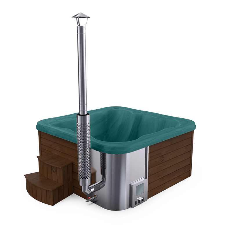 6 személyes jakuzzi integrált kazánnal