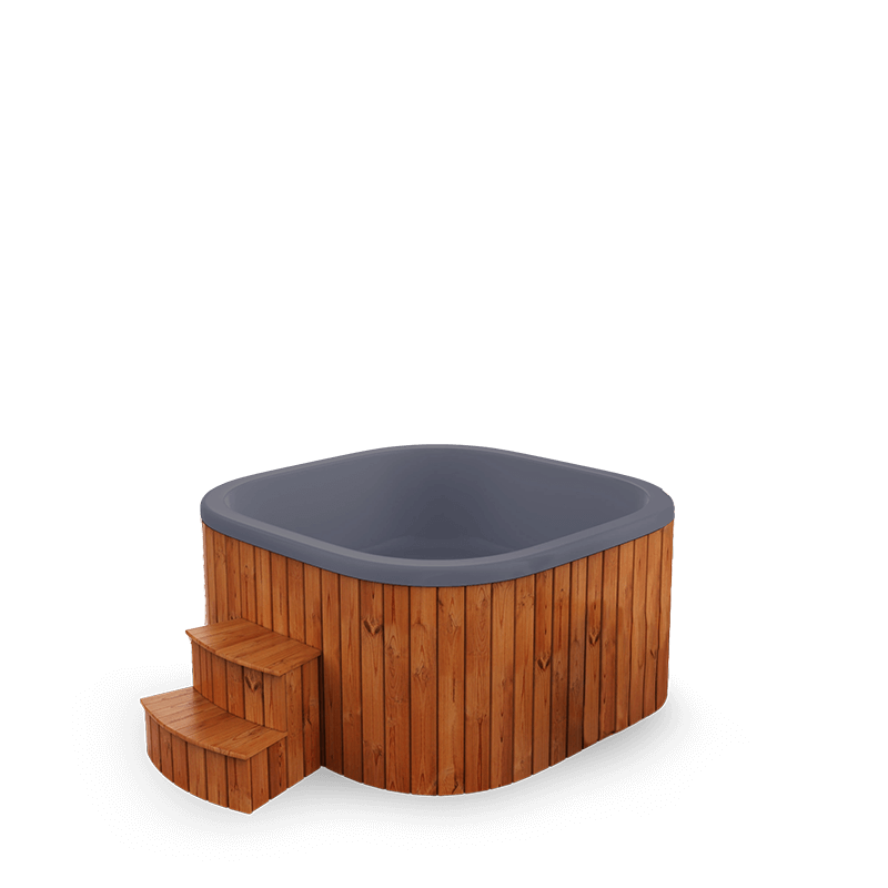 8-10 személyes akril, négyzet alakú elektromos dézsa