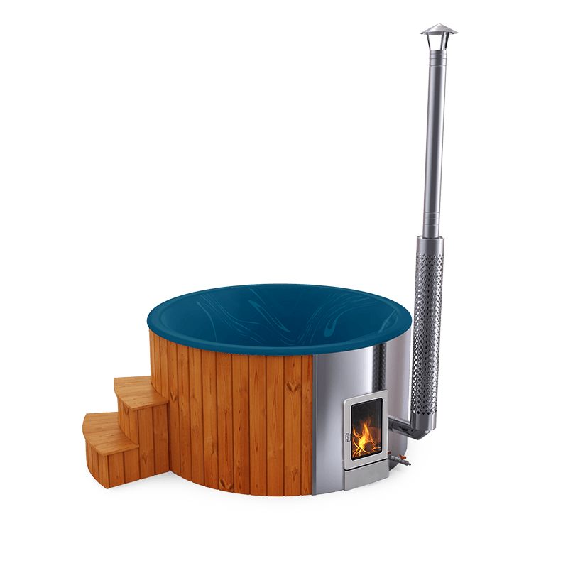 4-5 személyes akril kör dézsa integrált PRO kazánnal