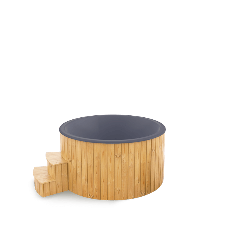 5-6 személyes akril kör dézsa elektromos kazánnal