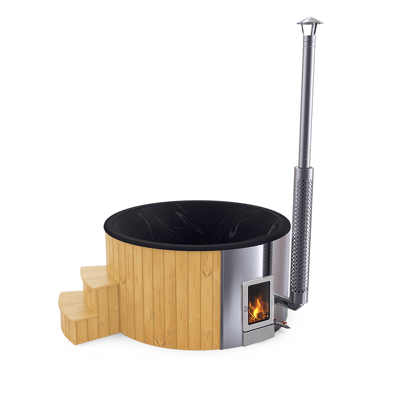 4-5 személyes akril kör dézsa integrált PRO kazánnal