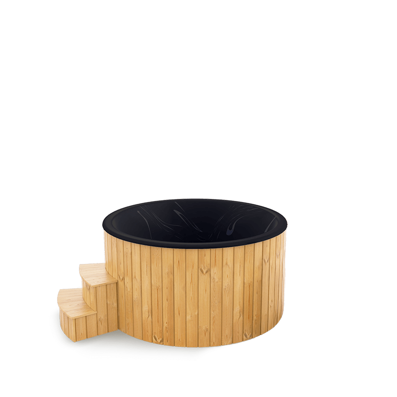 5-6 személyes akril kör dézsa elektromos kazánnal