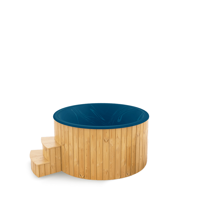 5-6 személyes akril kör dézsa elektromos kazánnal