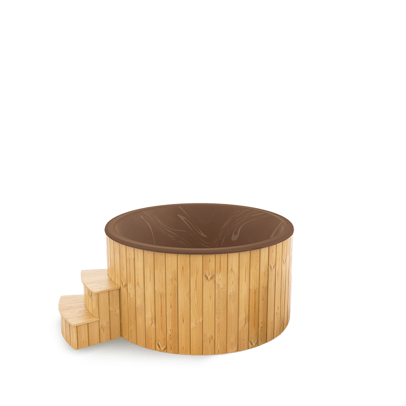 5-6 személyes akril kör dézsa elektromos kazánnal