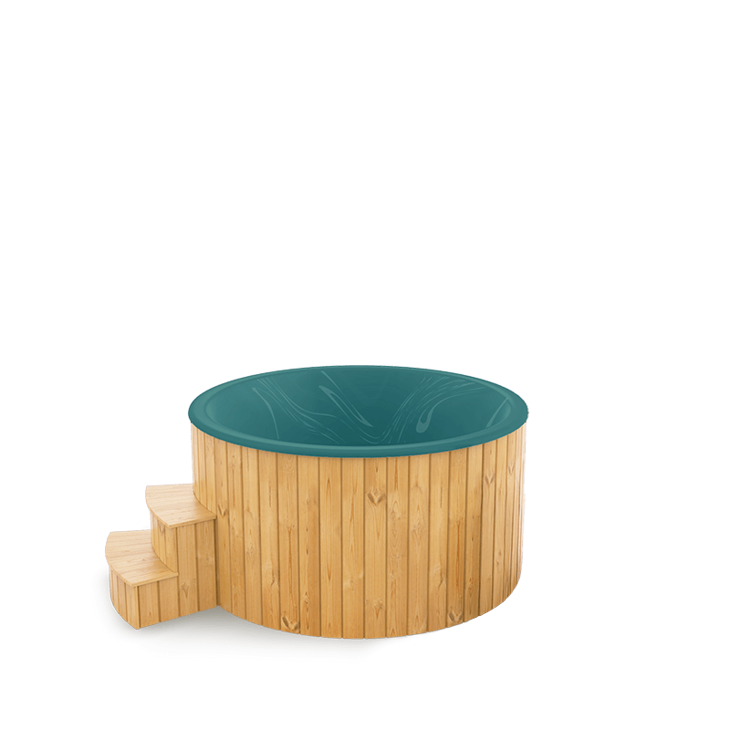 5-6 személyes akril kör dézsa elektromos kazánnal