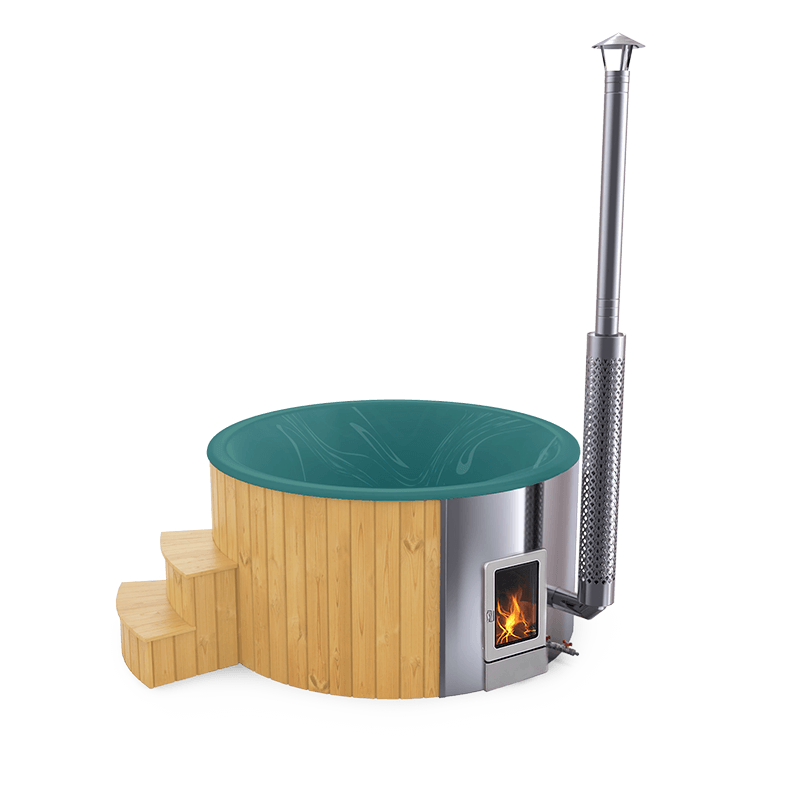 4-5 személyes akril kör dézsa integrált PRO kazánnal