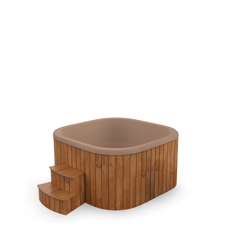 8-10 személyes akril, négyzet alakú elektromos dézsa