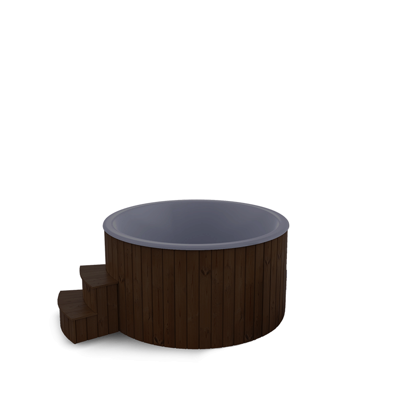 5-6 személyes akril kör dézsa elektromos kazánnal