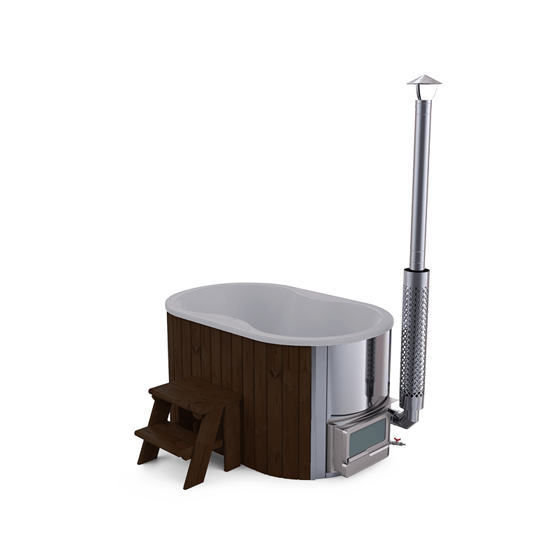 1-2 személyes üvegszálas dézsa integrált kazánnal