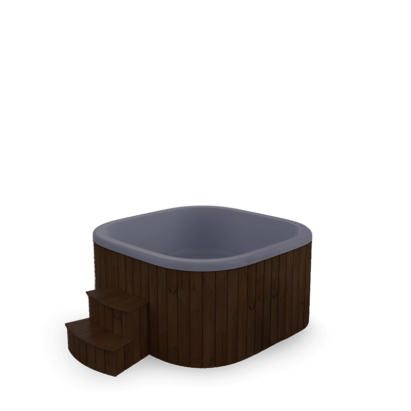 8-10 személyes akril, négyzet alakú elektromos dézsa