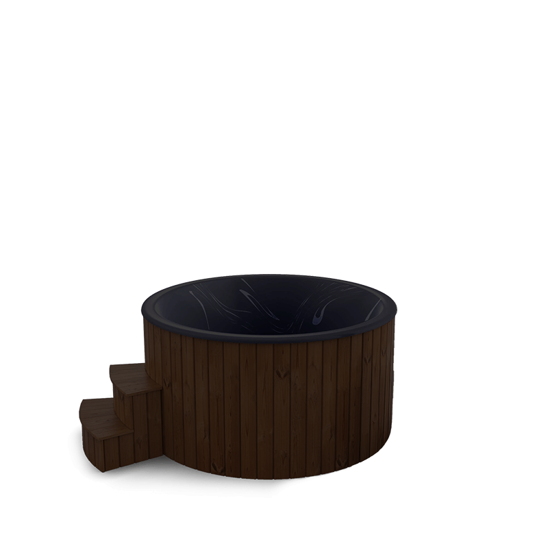 5-6 személyes akril kör dézsa elektromos kazánnal