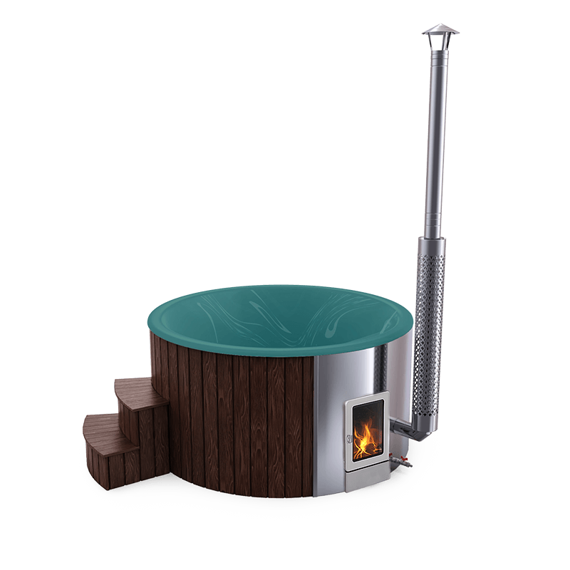 4-5 személyes akril kör dézsa integrált PRO kazánnal