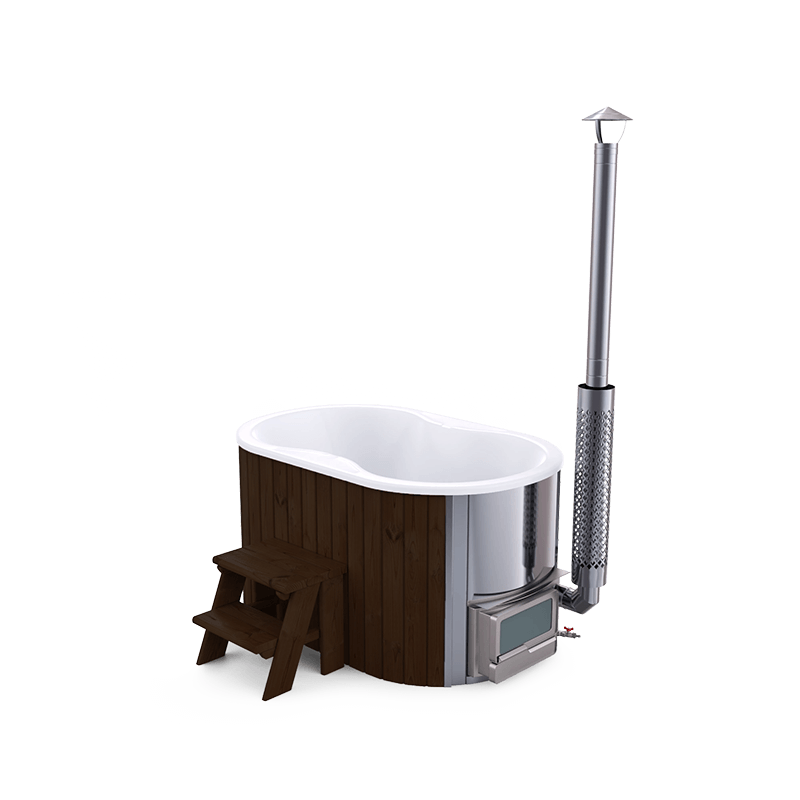 1-2 személyes üvegszálas dézsa integrált kazánnal