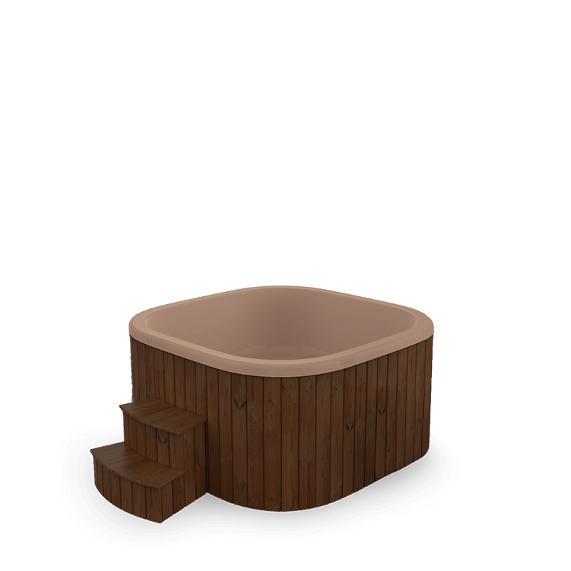 8-10 személyes akril, négyzet alakú elektromos dézsa