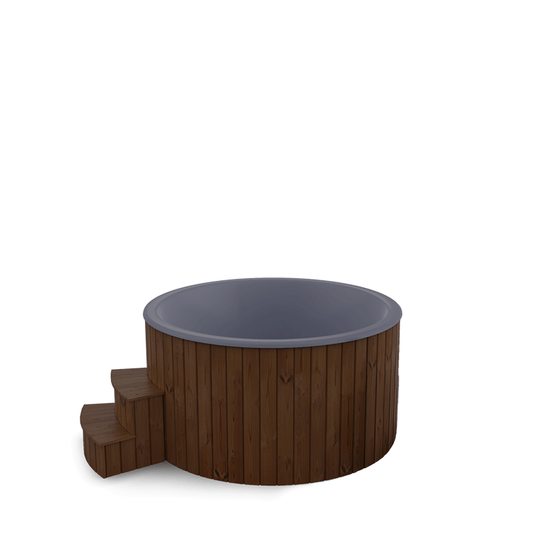 5-6 személyes akril kör dézsa elektromos kazánnal