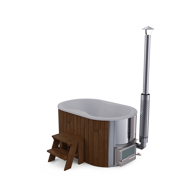 1-2 személyes üvegszálas dézsa integrált kazánnal