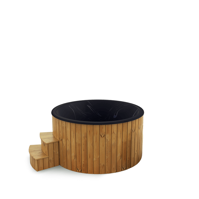 5-6 személyes akril kör dézsa elektromos kazánnal