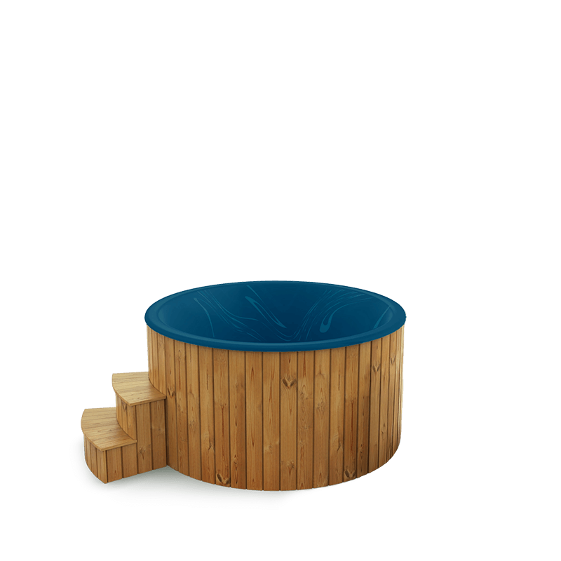 5-6 személyes akril kör dézsa elektromos kazánnal