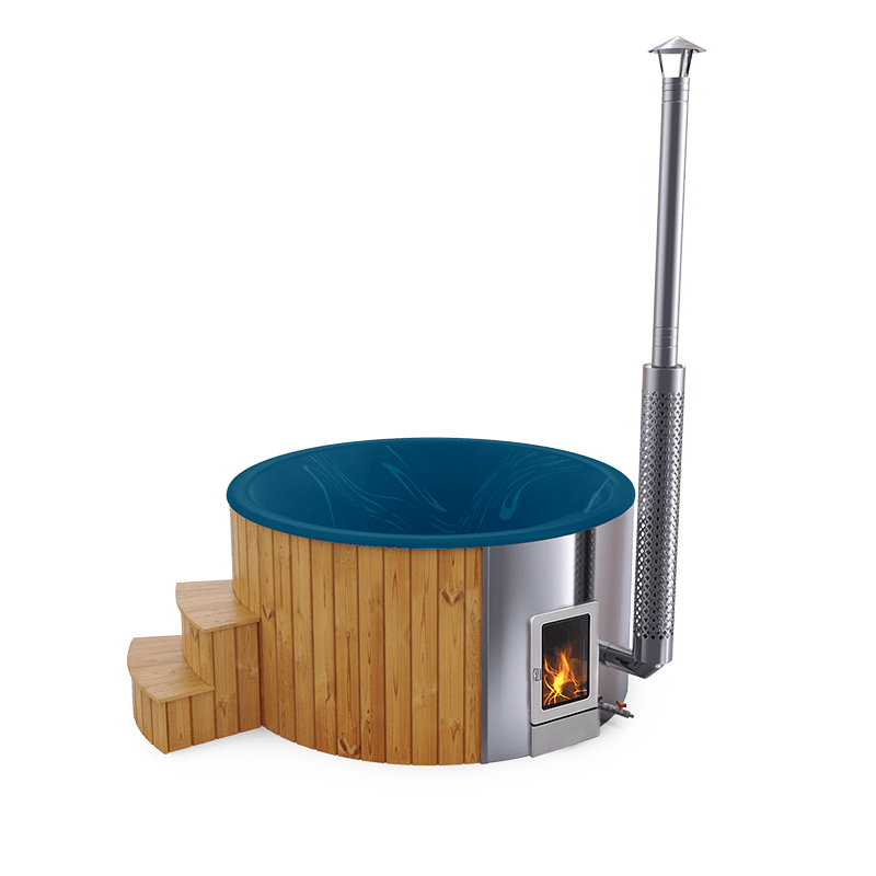 4-5 személyes akril kör dézsa integrált PRO kazánnal