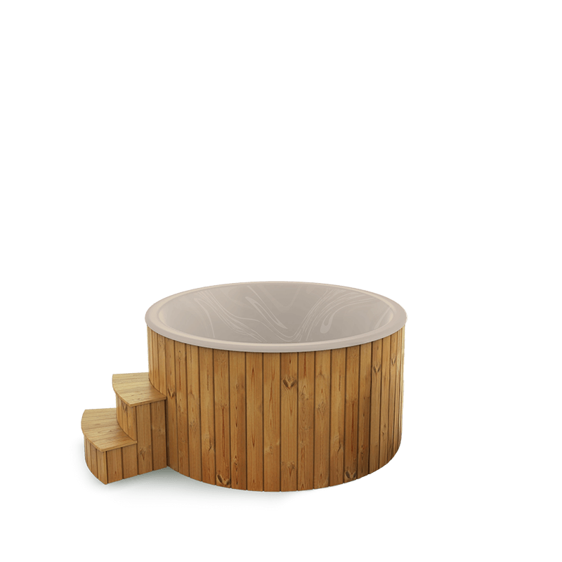 5-6 személyes akril kör dézsa elektromos kazánnal