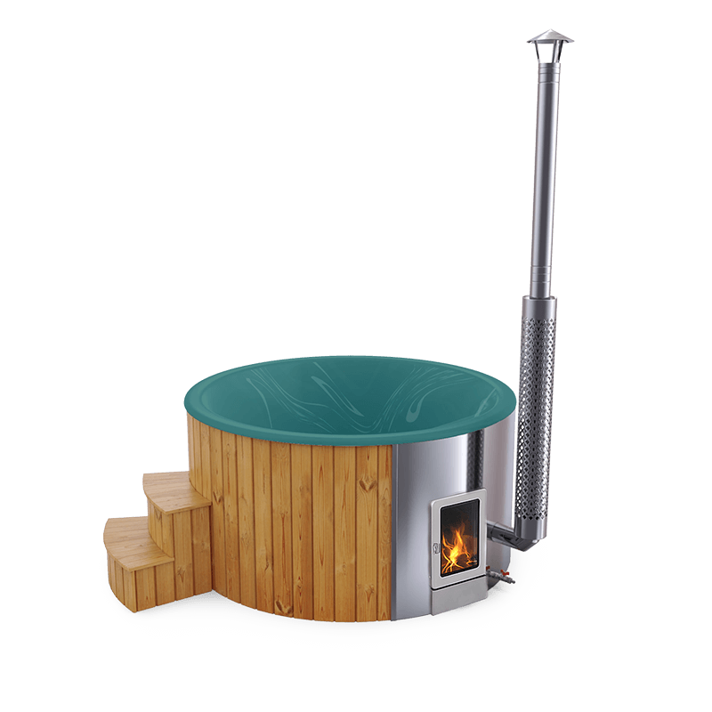 4-5 személyes akril kör dézsa integrált PRO kazánnal