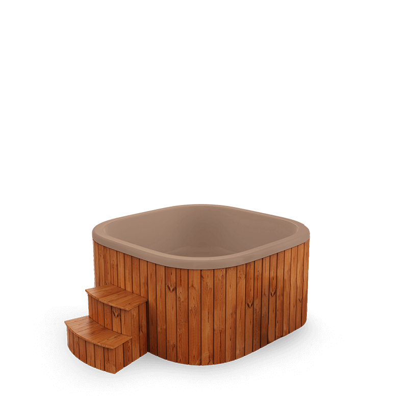 8-10 személyes akril, négyzet alakú elektromos dézsa