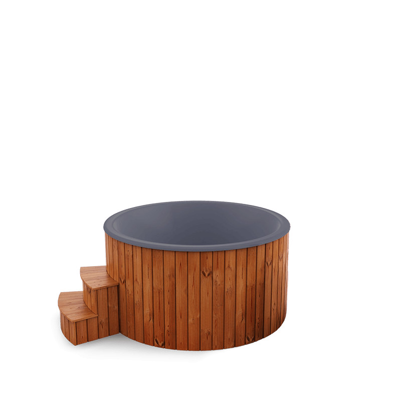 5-6 személyes akril kör dézsa elektromos kazánnal