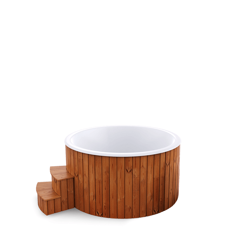 5-6 személyes akril kör dézsa elektromos kazánnal