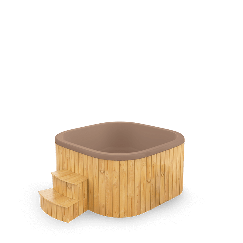 8-10 személyes akril, négyzet alakú elektromos dézsa