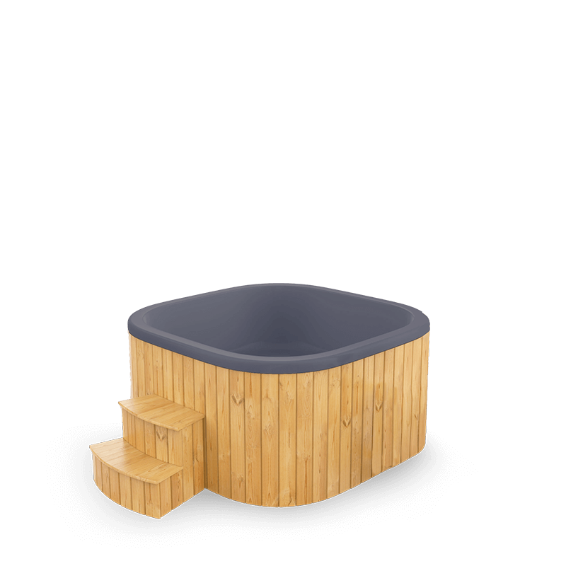 8-10 személyes akril, négyzet alakú elektromos dézsa