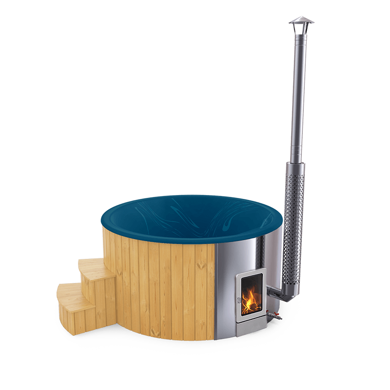 4-5 személyes akril kör dézsa integrált PRO kazánnal