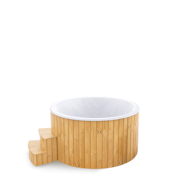 7-8 személyes akril kör dézsa elektromos kazánnal