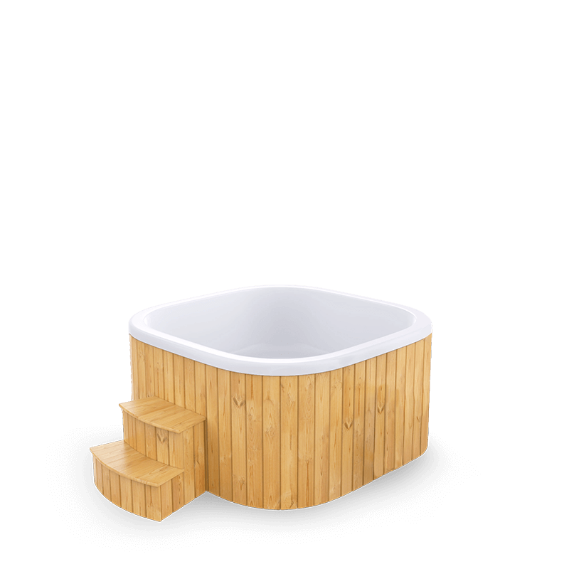 8-10 személyes akril, négyzet alakú elektromos dézsa