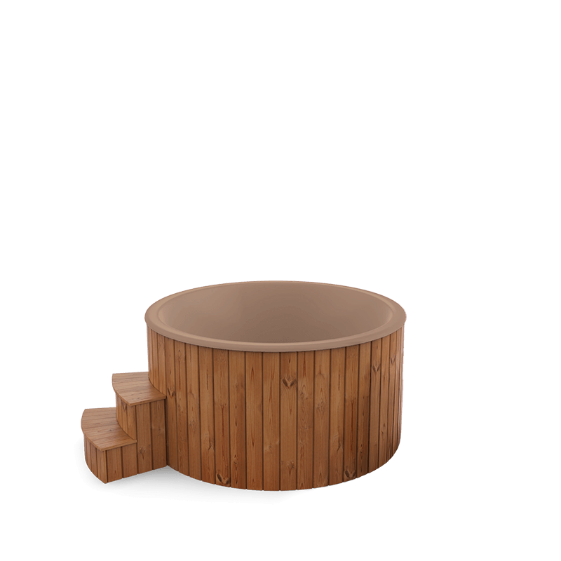 5-6 személyes akril kör dézsa elektromos kazánnal