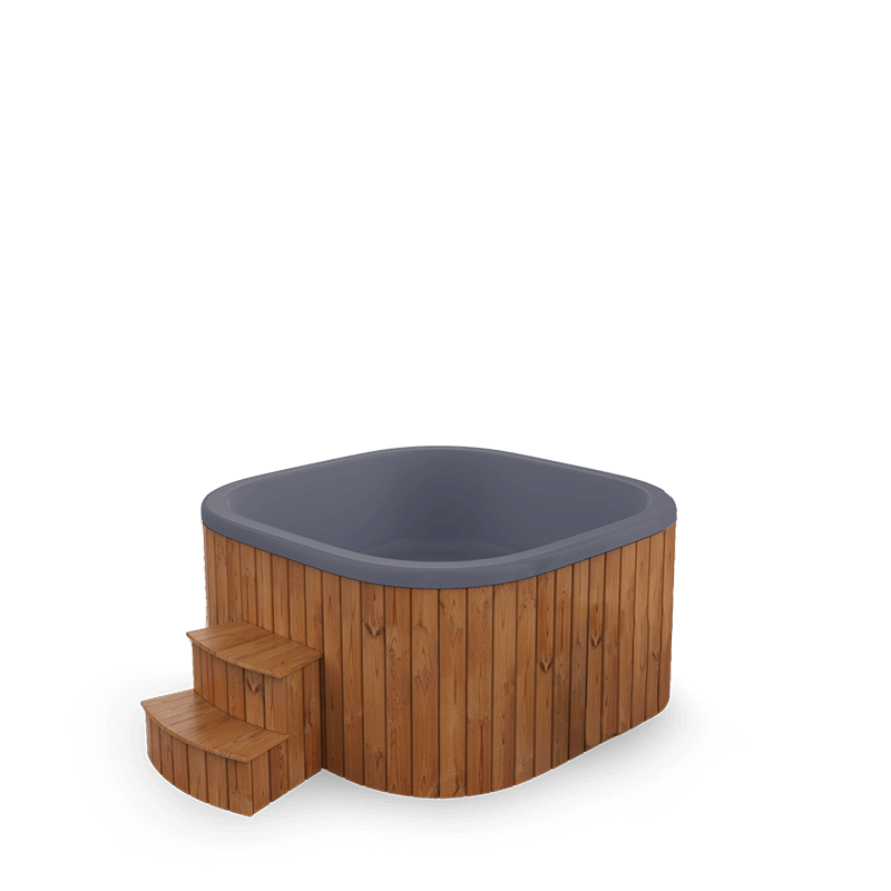 8-10 személyes akril, négyzet alakú elektromos dézsa