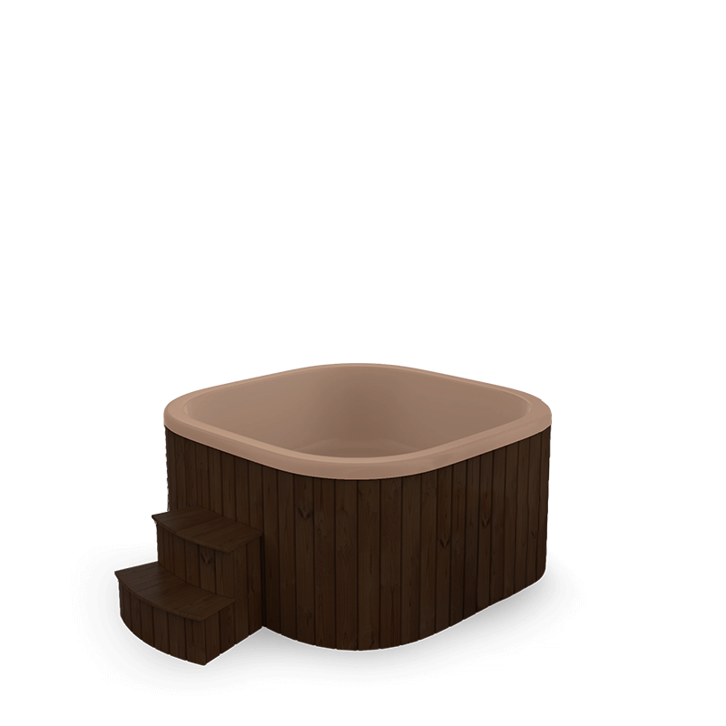 8-10 személyes akril, négyzet alakú elektromos dézsa